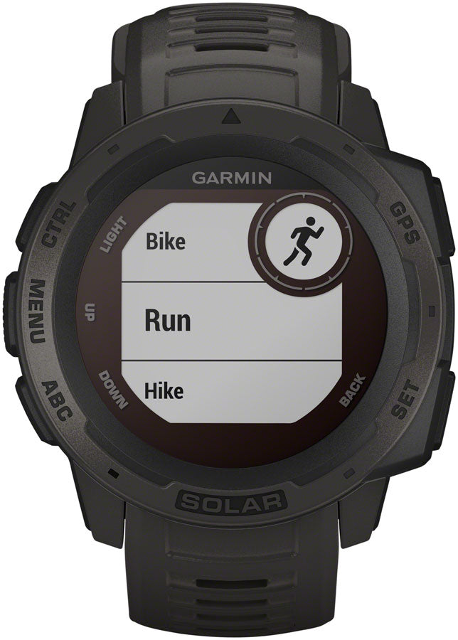 Garmin Instinct Solar GPS Watch - Graphite