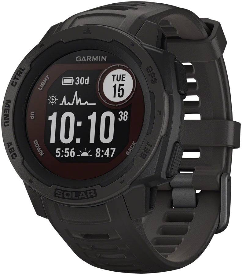 Garmin Instinct Solar GPS Watch - Graphite