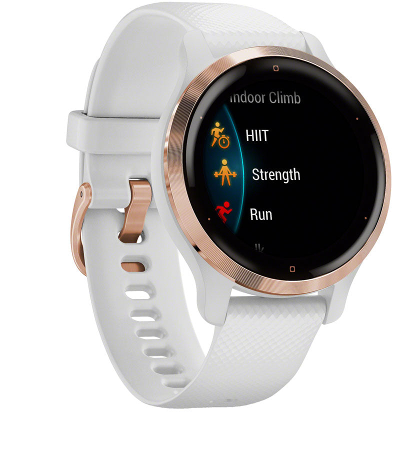 Garmin Venu 2S GPS Watch - Rose Gold/White