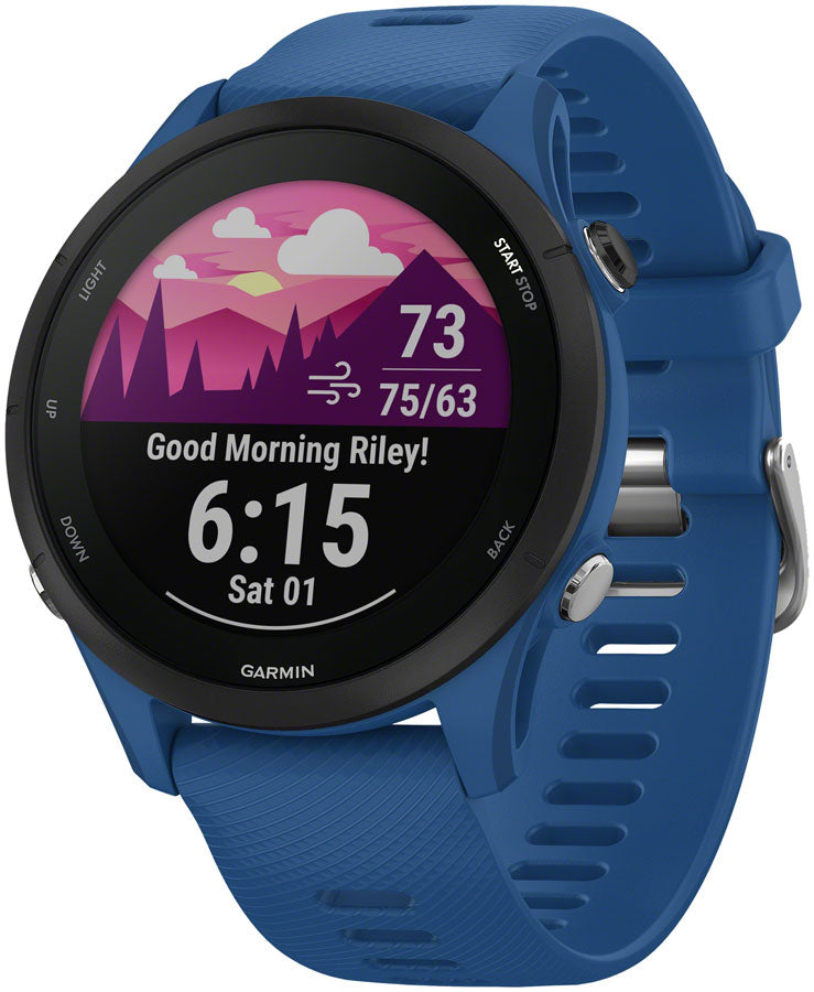 Garmin Forerunner 255 GPS Smartwatch - 45.6mm Tidal Blue