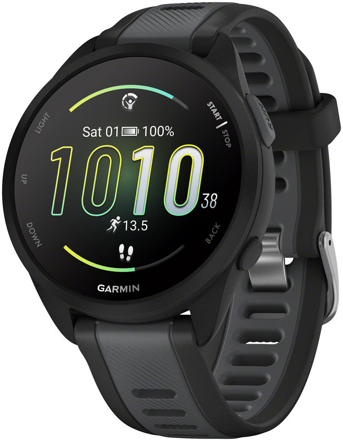 Garmin Forerunner 165 Running Watch - Black/Slate Gray