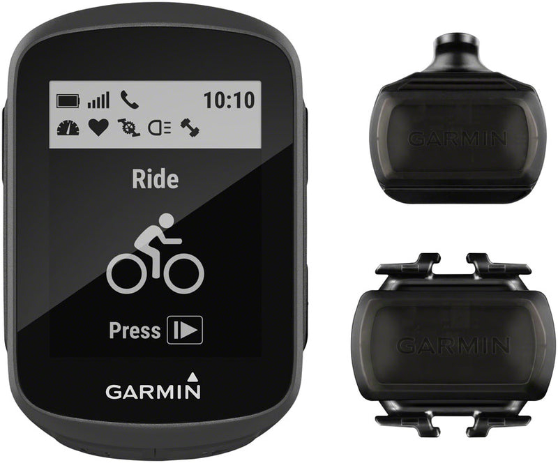 Garmin Edge 130 Speed/Cadence Bundle Bike Computer - GPS Wireless Speed Cadence BLK