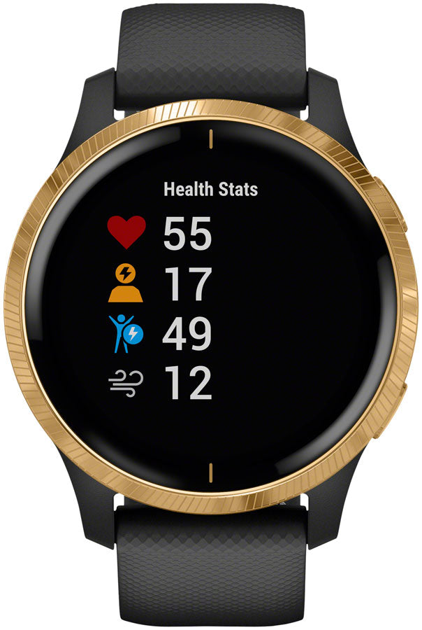 Garmin Venu GPS Watch - Black/Gold