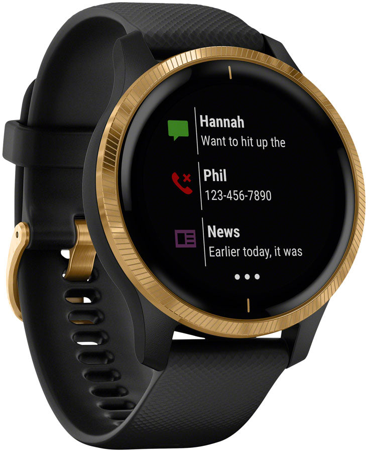 Garmin Venu GPS Watch - Black/Gold