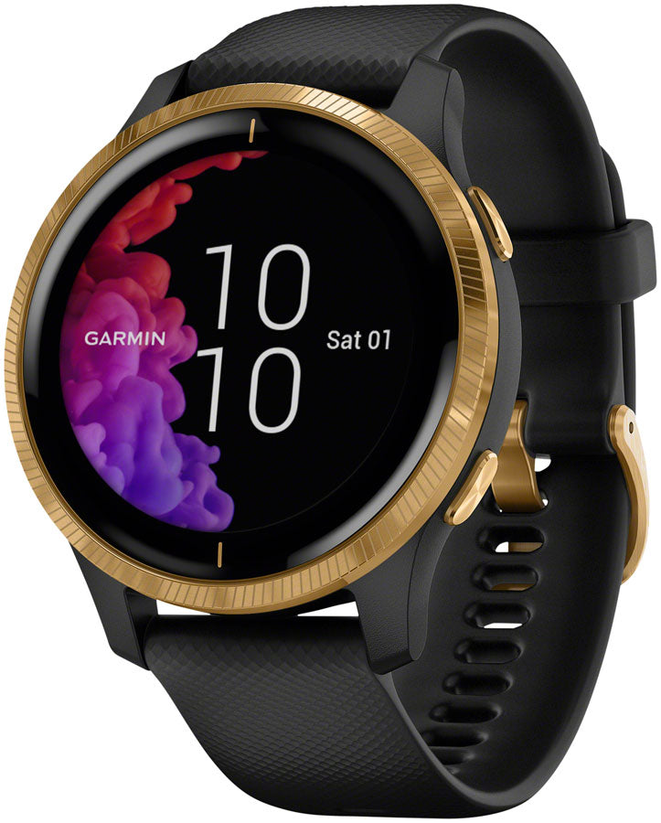 Garmin Venu GPS Watch - Black/Gold