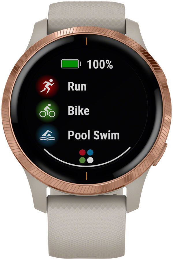 Garmin Venu GPS Watch - Light Sand/Rose Gold