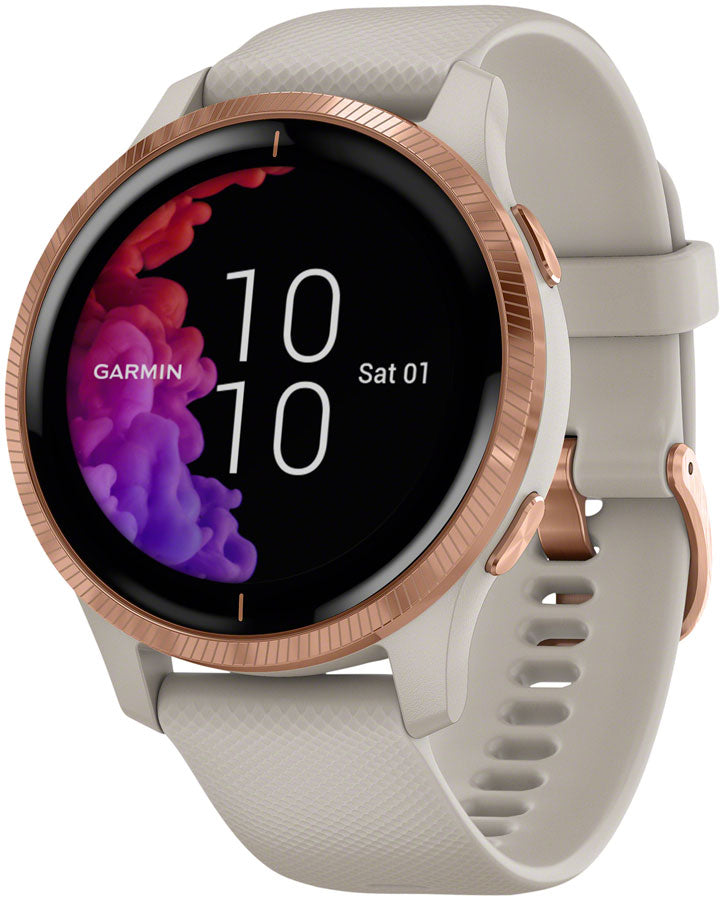 Garmin Venu GPS Watch - Light Sand/Rose Gold