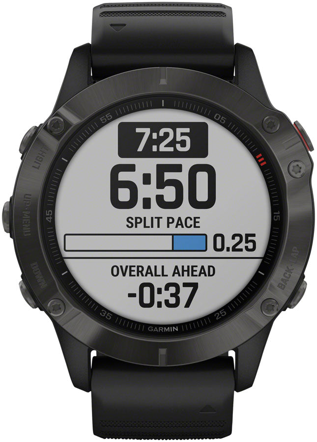 Garmin Fenix 6 Sapphire GPS Watch - Gray/Black