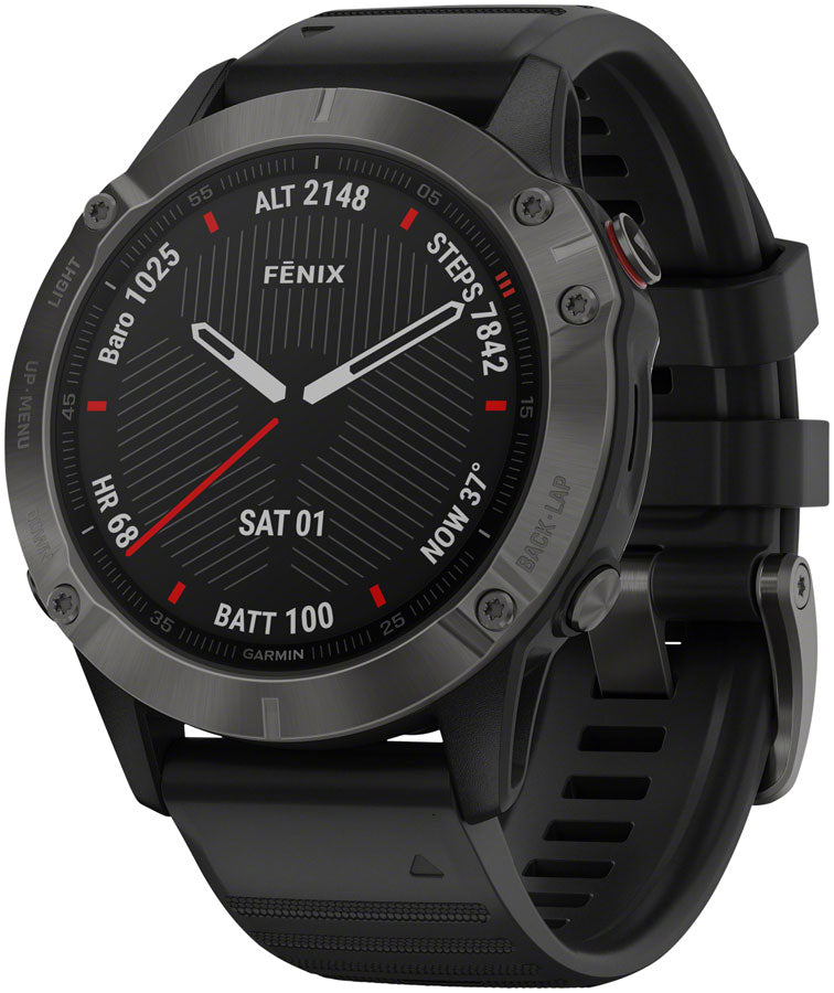 Garmin Fenix 6 Sapphire GPS Watch - Gray/Black