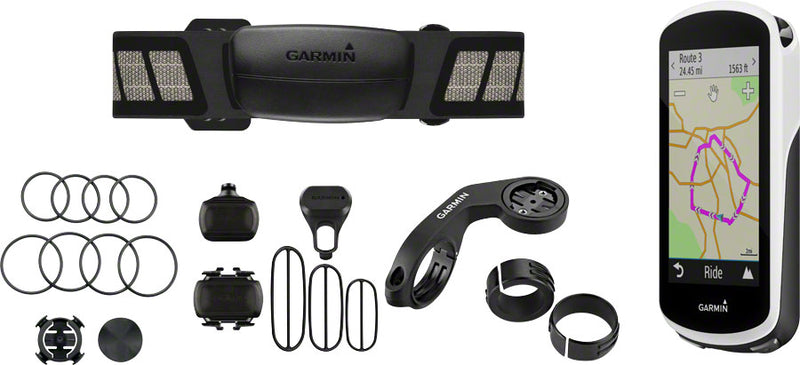 Garmin Edge 1030 Bundle Bike Computer - GPS Wireless Black