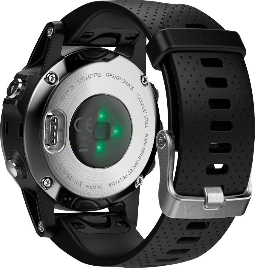 Garmin Fenix 5S Multisport GPS Watch: Silver/Black