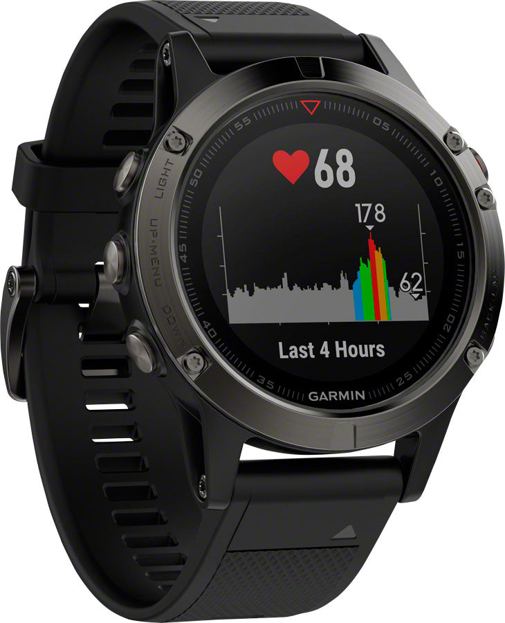 Garmin Fenix 5 Multisport GPS Watch: Slate Gray/Black