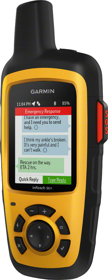 Garmin inReach SE+ Satellite Communicator with GPS Yellow