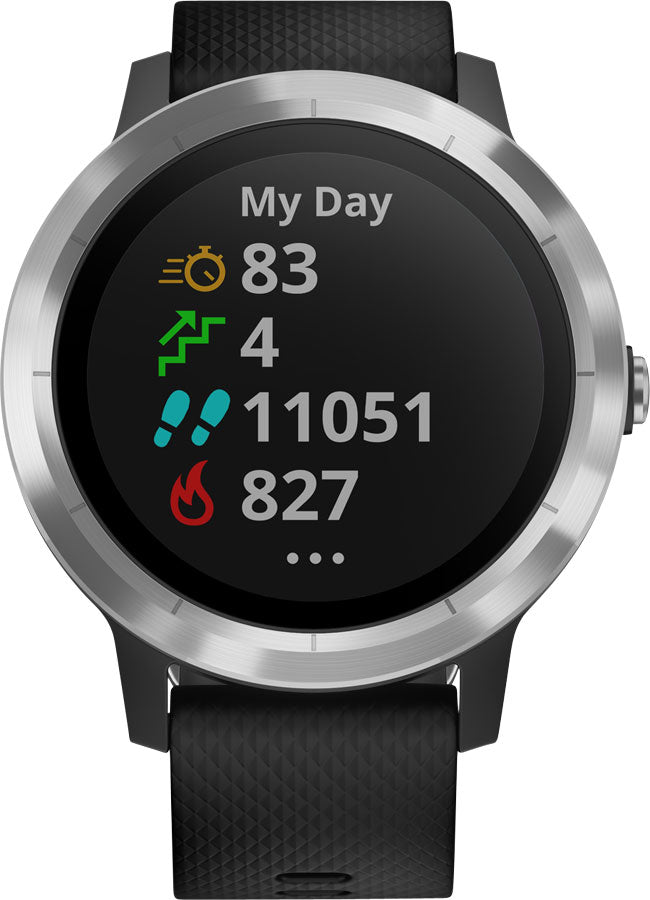 Garmin Vivoactive 3 GPS Smartwatch: Black/Stainless