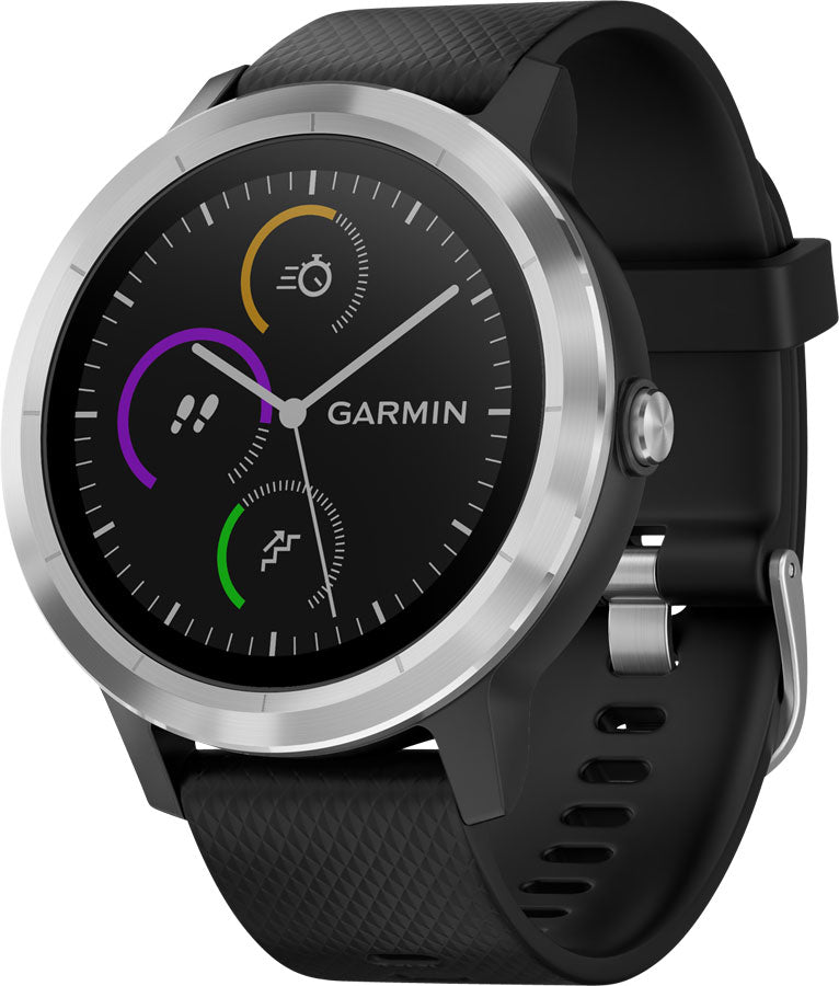 Garmin Vivoactive 3 GPS Smartwatch: Black/Stainless