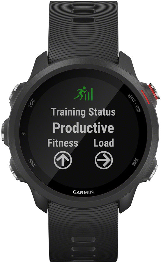 Garmin Forerunner 245 Music Wi-Fi GPS Running Watch: Black/Red