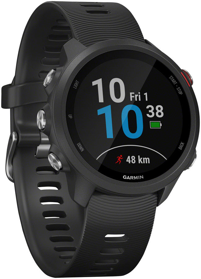 Garmin Forerunner 245 Music Wi-Fi GPS Running Watch: Black/Red