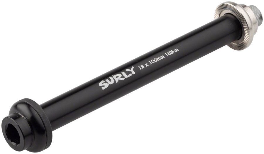 Surly Front Thru-Axle - 12x100 mm Chromoly Black