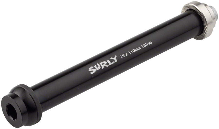 Surly Front Thru-Axle - 15x110 mm Chromoly Black