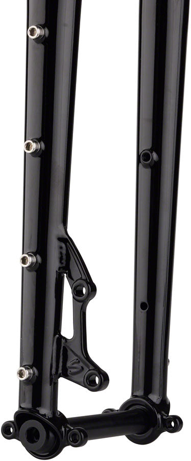 Surly Dinner Fork - 29" 15x110mm Thru-Axle 1-1/8" Straight Steerer 485mm Axle to Crown Steel BLK