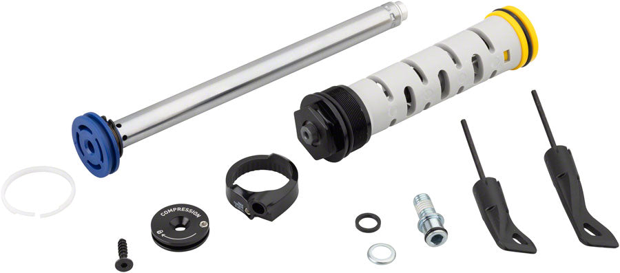 RockShox Fork Damper Assembly - Remote MOCO RL 80-120mm 2013+ P-Loc OneLoc TwistLoc Recon Silver RL B1+ 2017-2021 Recon RL A1+ 2018-2021