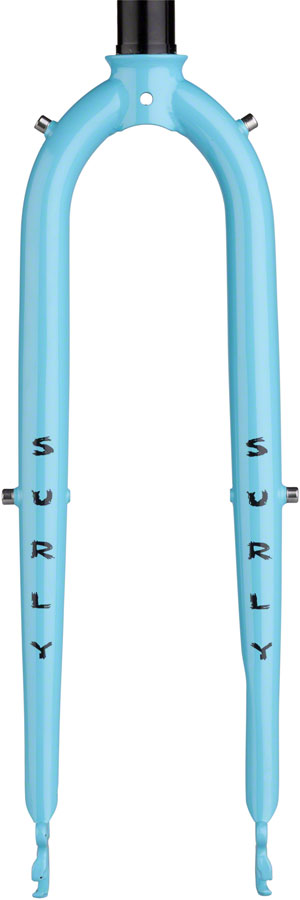 Surly Preamble 650b Fork 9x100mm QR 1-1/8" Straight Steerer Steel Skyrim Blue