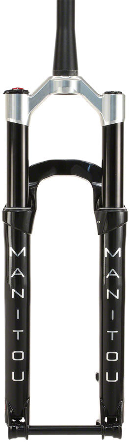 Manitou R8 Pro Suspension Fork - 29" 120 mm 15 x 110 mm 44mm Offset Crown Lockout BLK/Silver