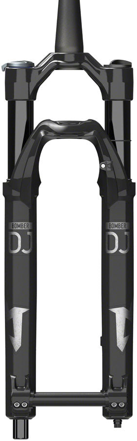 Marzocchi Bomber DJ Suspension Fork - 26" 100 mm 20 x 110 mm 37 mm Offset Shiny BLK Grip Sweep-Adj