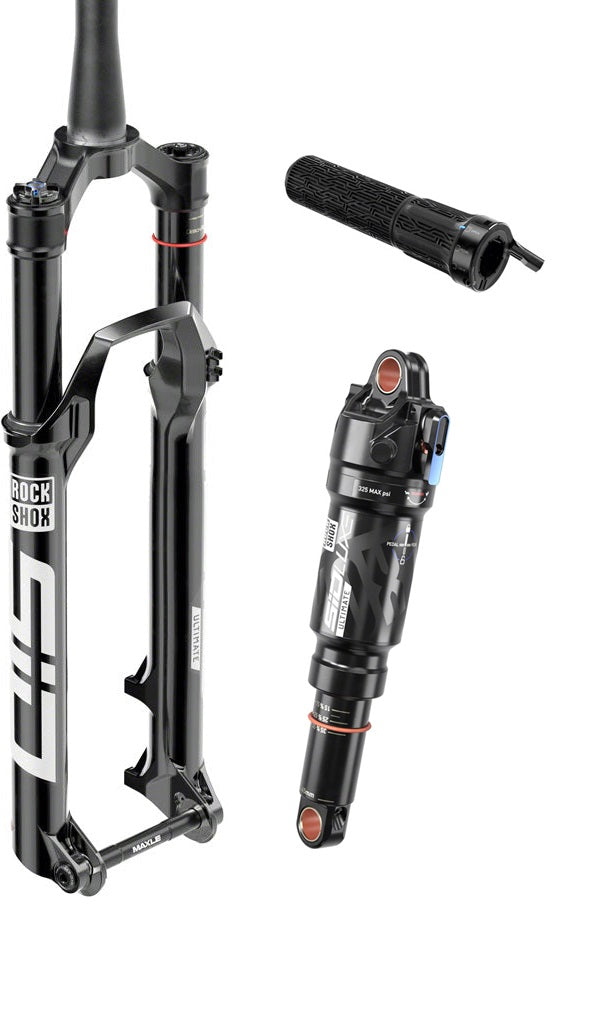 RockShox Epic 8 Suspension Upgrade Kit - SID Ultimate Race Day 2 Remote Fork & SIDLuxe Ultimate 3P Remote Shock - Open Box, New