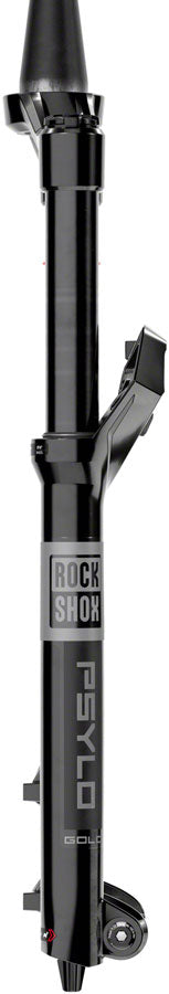 RockShox Psylo Gold Isolator RC Suspension Fork - 27.5" 140 mm 15 x 110 mm 44 mm Offset Gloss BLK A1