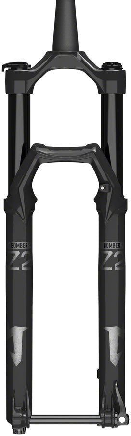 Marzocchi Bomber Z2 Suspension Fork - 29" 130 mm 15QR x 110 44mm Offset RAIL Sweep-Adjust Shiny BLK