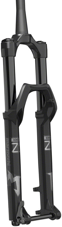 Marzocchi Bomber Z1 Suspension Fork - 29" 160 mm 15QR x 110 44mm Offset RAIL Sweep-Adjust Shiny BLK