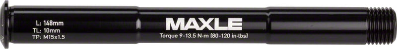 RockShox Maxle Stealth Front Thru Axle - 15x100 148mm Length Standard/SID SL/SID 35mm NotCompatible RS- 1 BLK