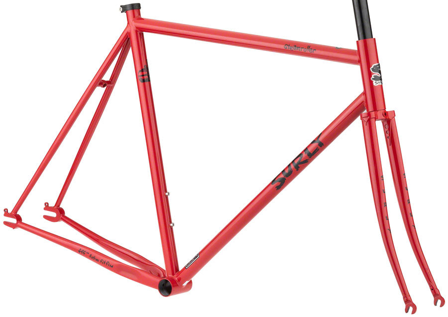 Surly Steamroller Frameset - 700c Steel Shag Carpet Orange 53cm