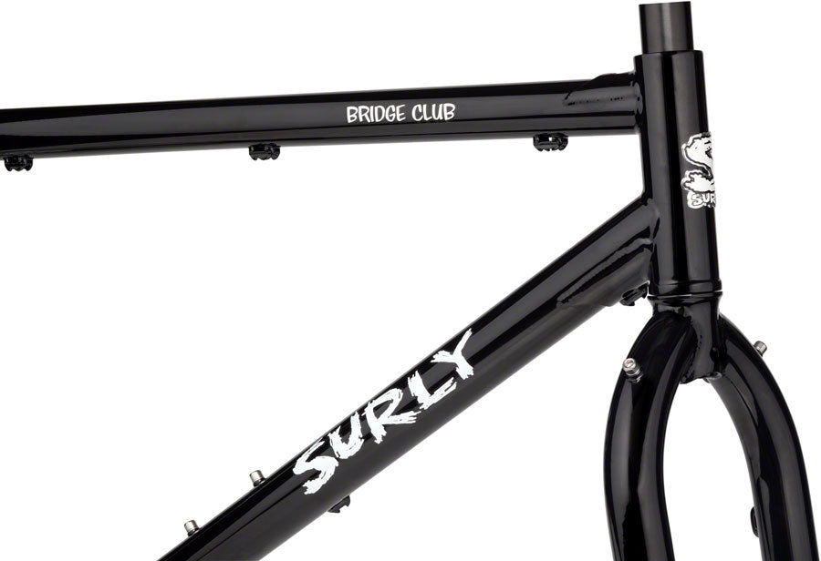 Surly Bridge Club Frameset - 27.5" Steel Trevors Closet Black X-Small