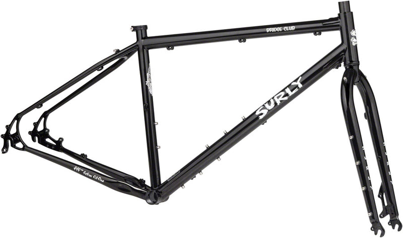 Surly Bridge Club Frameset - 27.5" Steel Trevors Closet Black X-Small