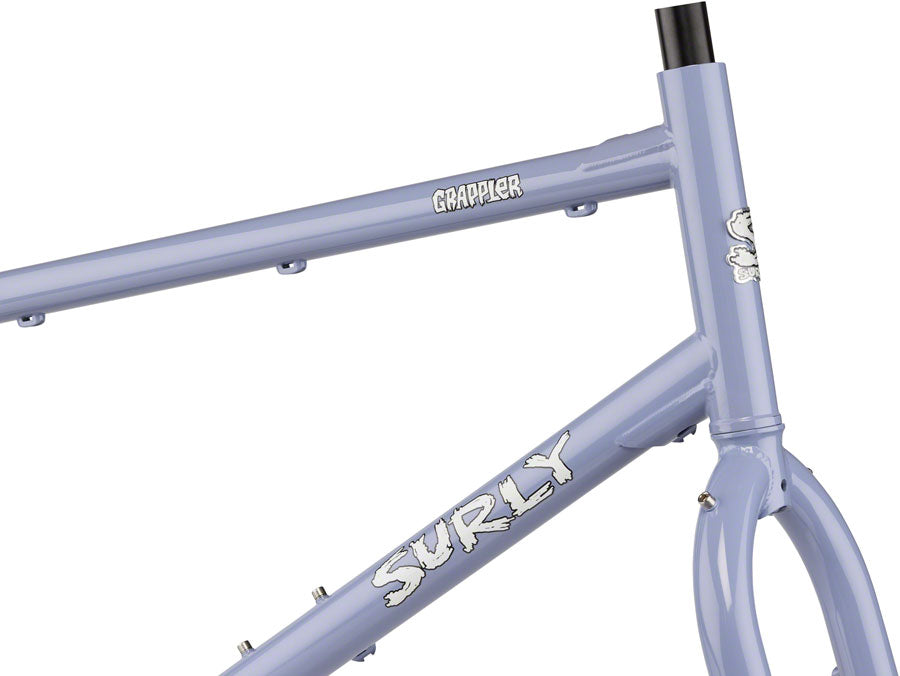 Surly Grappler Frameset - 27.5" Steel Purple Dust Bunny X-Small