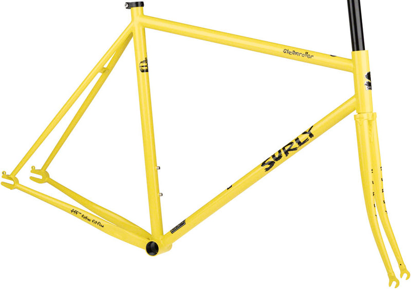 Surly Steamroller Frameset - 700c Steel Banana Candy Yellow 49cm