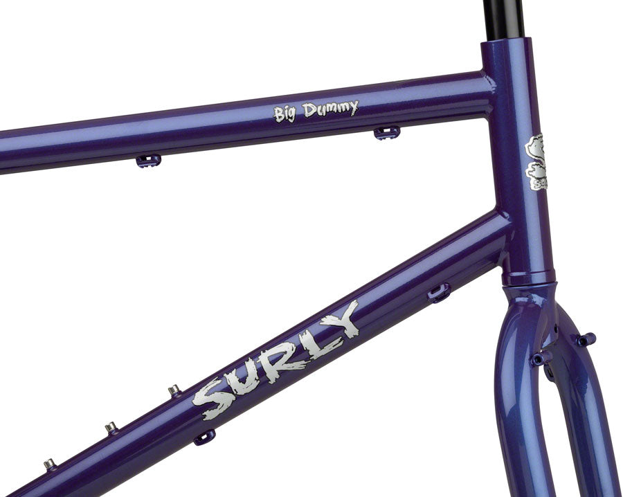 Surly Big Dummy Cargo Framekit - 26" Steel Bruised Ego Purple Medium