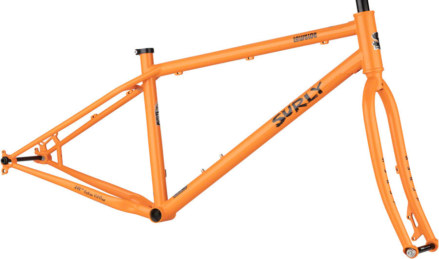 Surly Lowside Frameset - 27.5" Steel Dream Tangerine X-Small