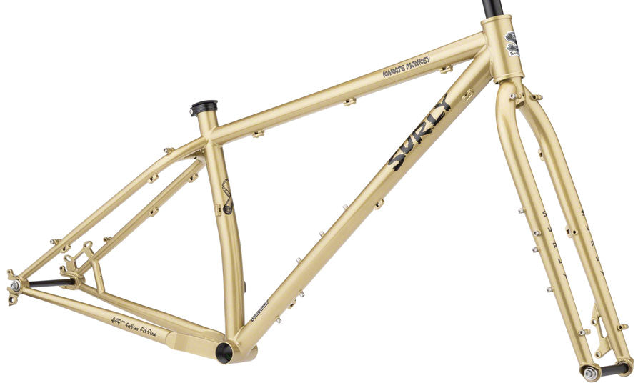 Surly Karate Monkey Frameset - 27.5" Steel Fools Gold X-Small