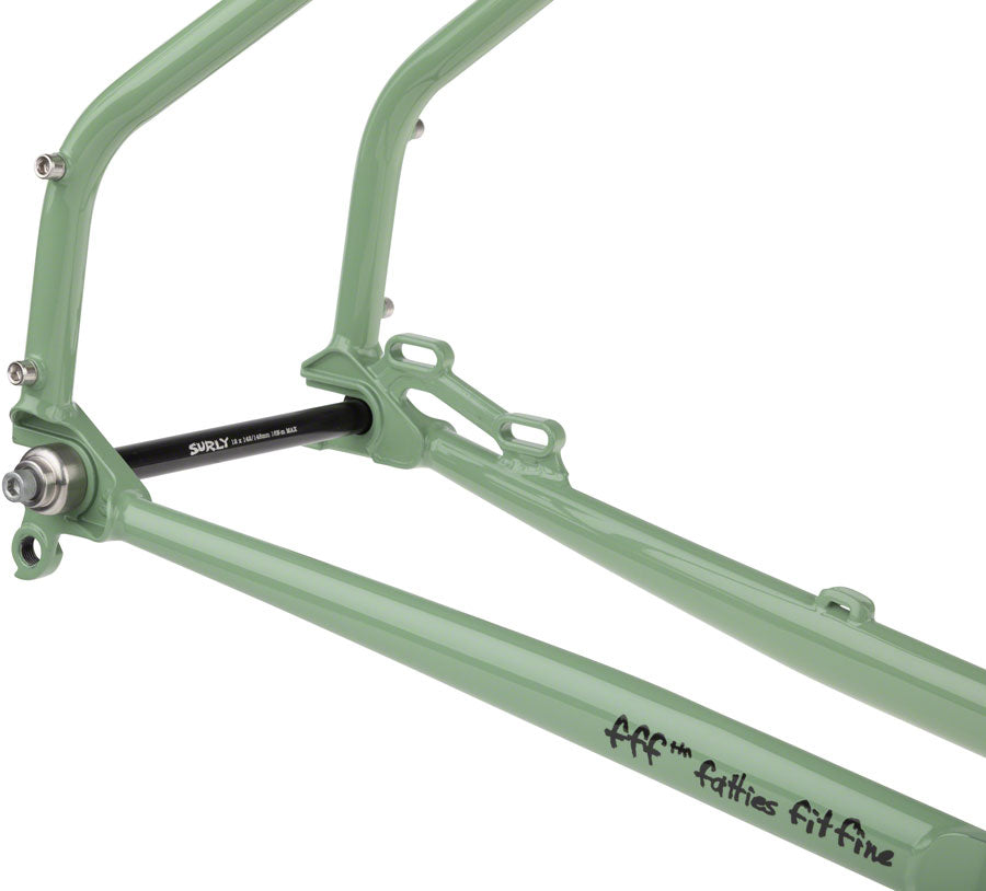 Surly Grappler Frameset - 27.5 Steel Sage Green X-Small