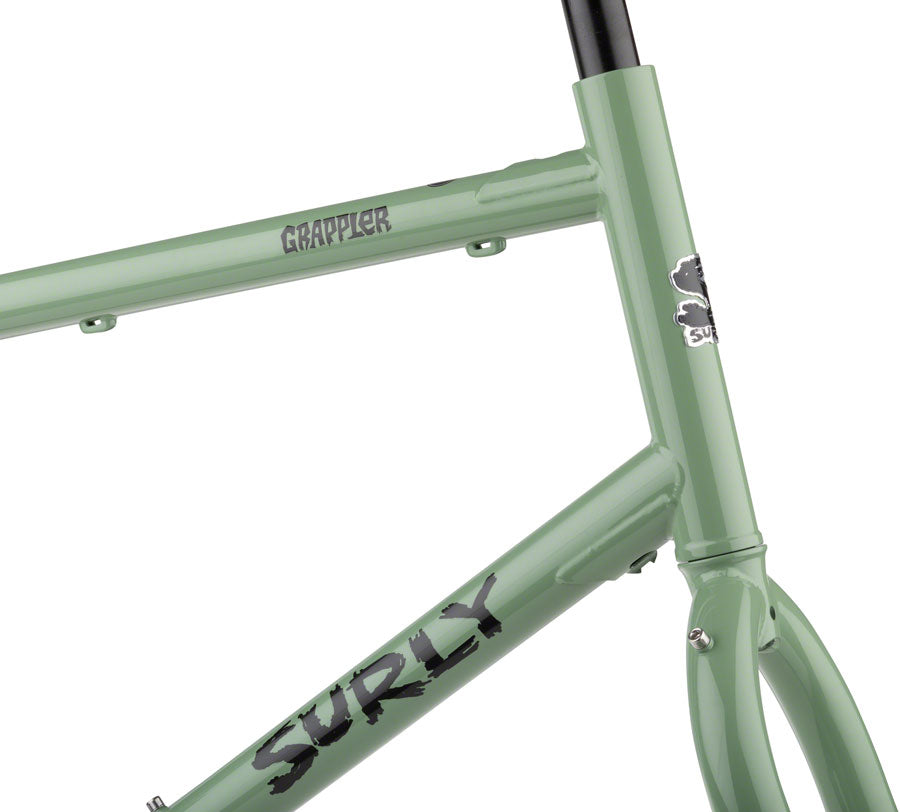 Surly Grappler Frameset - 27.5 Steel Sage Green X-Small