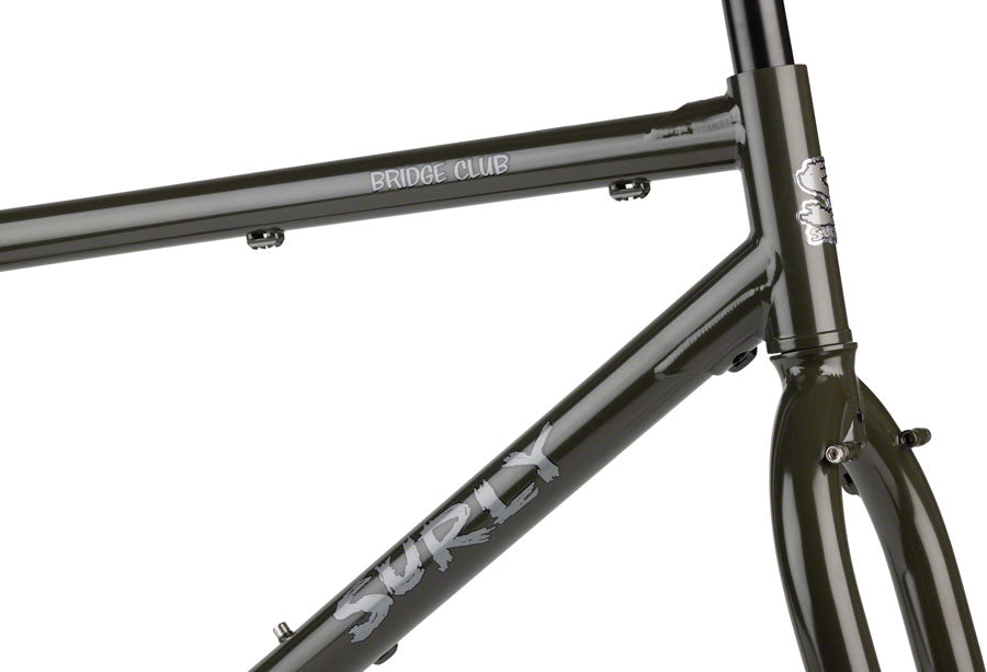 Surly Bridge Club Frameset - 27.5"/700c Steel Majestic Moss Large