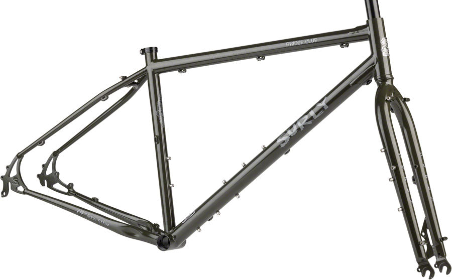 Surly Bridge Club Frameset - 27.5"/700c Steel Majestic Moss Large