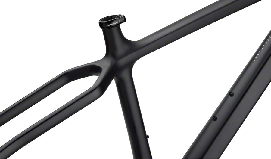 Salsa Beargrease Carbon Fat Bike Frameset - 27.5" Carbon Black Large