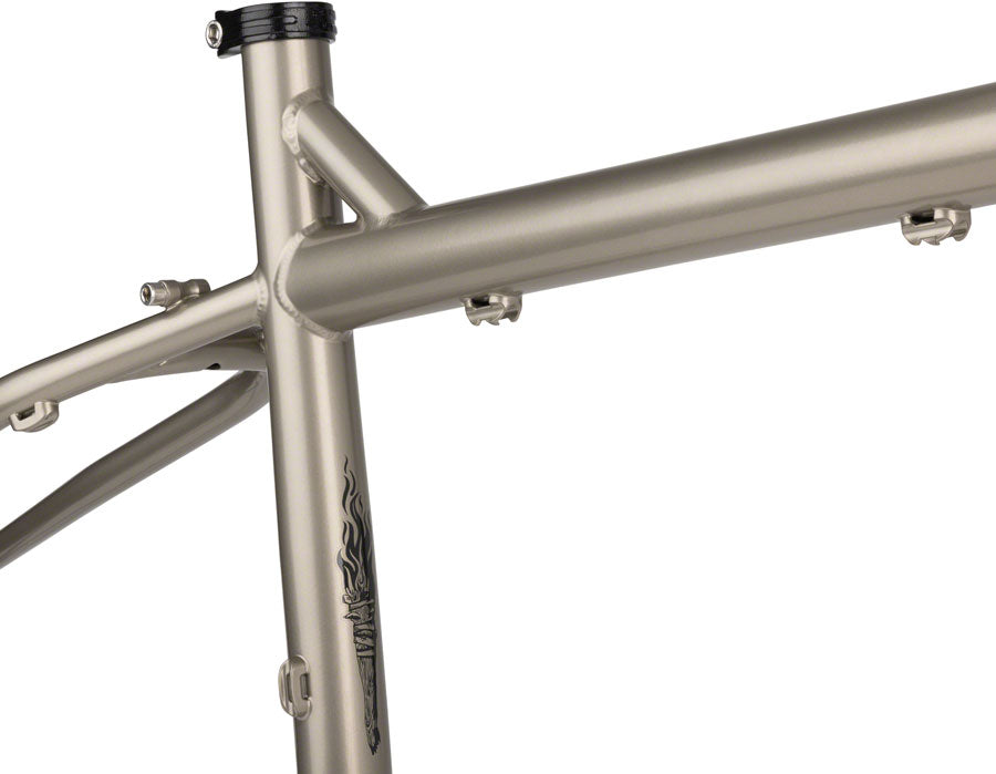 Surly Ogre Frameset - 29" Steel Champagne Supernova Small