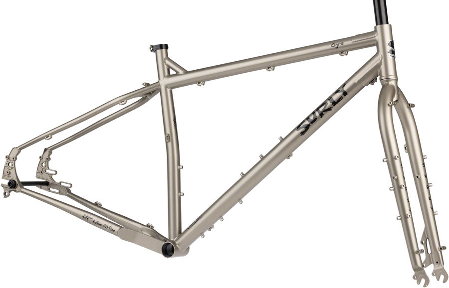 Surly Ogre Frameset - 29" Steel Champagne Supernova Small