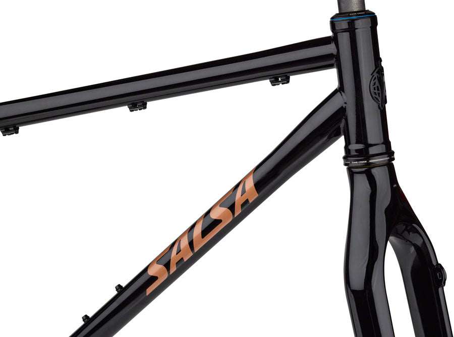 Salsa Fargo Frameset - 29" Steel Black X-Small