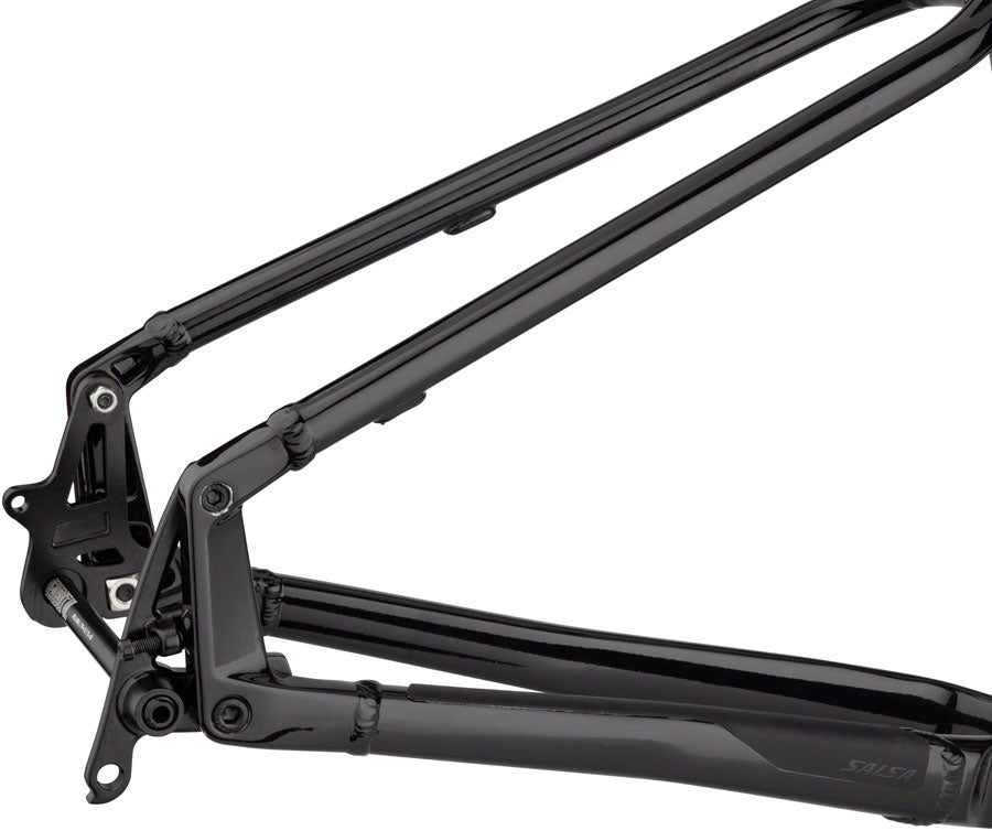 Salsa Timberjack Frame - 29"/27.5" Aluminum Black X-Small